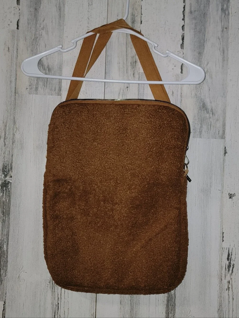 Luxe + Willow Teddy Sherpa Laptop Bag